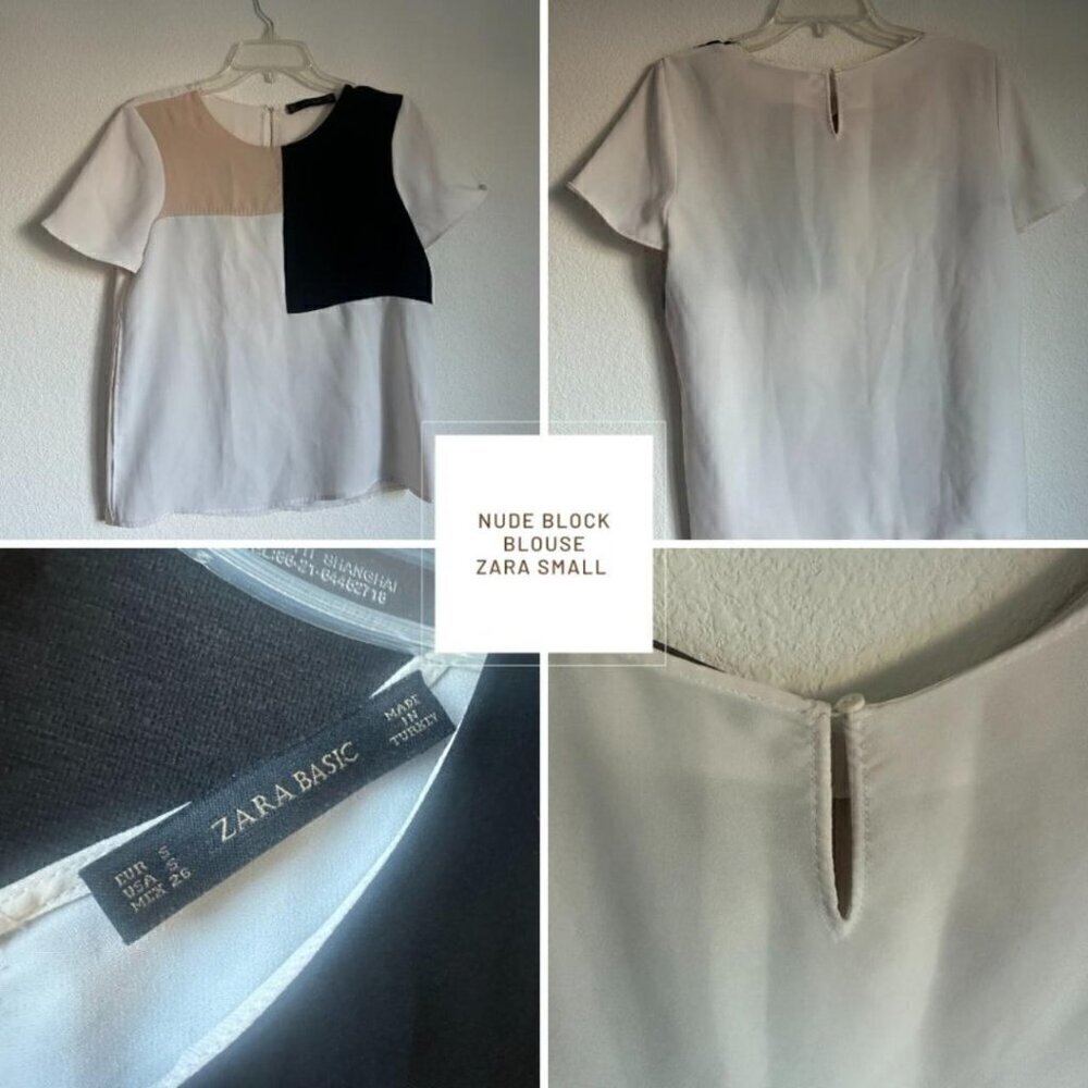 Zara Block Blouse​